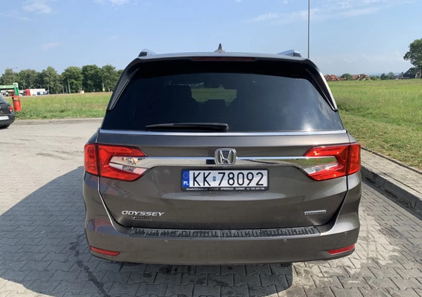 Honda Odyssey cena 164900 przebieg: 47000, rok produkcji 2018 z Kraków małe 562